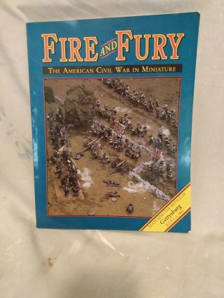 Fire And Fury The American Civil War In Miniature Featuring Gettysburg Softcover