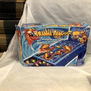 Piranha Panic Game Mattel W/box 100 Complete