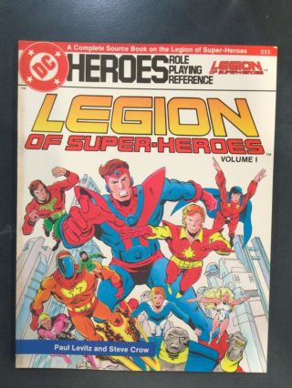 Dc Heroes Role Playing Reference Game Legion Of Superheroes Volume