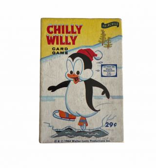 Chilly Willy Card Game 1964 Walter Lantz / Fairchild 40 Total Cards Complete Vtg