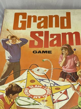 Vintage 1969 Grand Slam Board Game By Ideal 2 - 4 Players 2