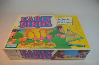 Vintage Early Birds Game 1989 Parker Brother Ages 4 - 8 2 Players Complete