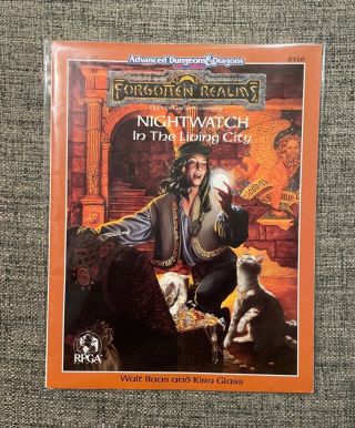 Nightwatch In The Living City Forgotten Realms Advanced Dungeons & Dragons Ad&d