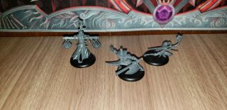 Wyrd Malifaux Guild Lady Justice,  The Judge,  And Scales Of Justice,  On Bases