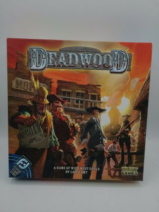 Deadwood Wild West Board Game Fantasy Flight Games Dust Games Complete