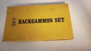 Vintage Backgammon Set No.  8015 Made By Wm.  F.  Drueke & Sons,  Michigan