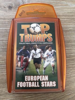 Top Trumps European Football Stars (2004) Cristiano Ronaldo & Beckham