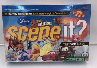 Disney Scene It? Mattel 2nd Edition Disney Scene It Dvd Game Complete