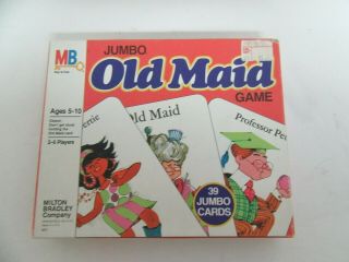 Milton Bradley 1968 Jumbo Old Maid Card Game