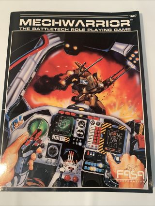 Fasa Mechwarrior Book,  The Battletech Role Playing Game