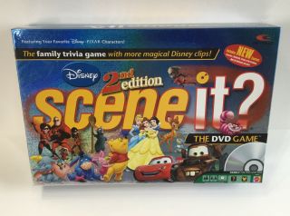 Mattel 2nd Edition Disney Scene It Dvd Game Complete Gc Disk