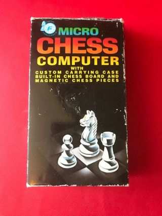 Vintage Fidelity Micro Chess Challenger Electronic Handheld Computer Game