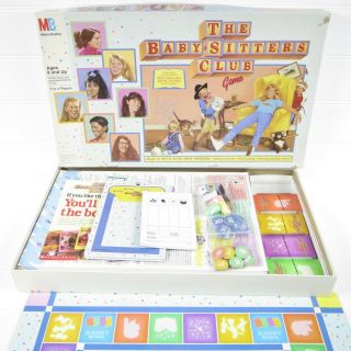 The Baby - Sitters Club - Vintage 1989 Milton Bradley Board Game - 100 Complete
