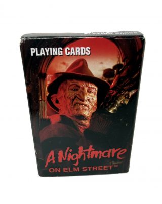 A Nightmare On Elm Street Poker Playing Cards 2006 52 Cards,  2 Jokers (rare) ￼