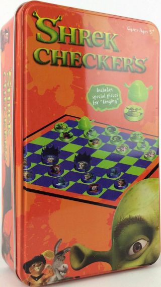 Usaopoly Chess Checkers - Shrek Ed Vg,