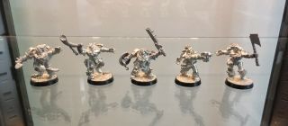 Warhammer 40k Oop Metal Space Wolves 13th Company Wulfen W/ Conversions