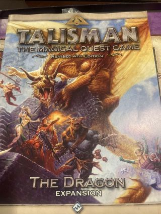 Talisman Magical Quest Game The Dragon Expansion Revised 4th Edition Board Game