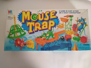 1994 Mouse Trap Game By Milton Bradley Complete In.
