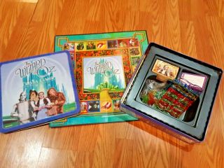 The Wizard Of Oz Trivia Board Game In Collectible Tin - 1999
