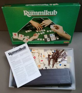 Vintage (1988) 100 Complete - The " Rummikub " Board Game By Spears,  Vgc