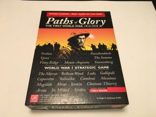 Paths Of Glory By Ted Raider Gmt Games Includes Players Guide