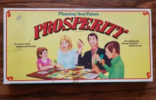 Rare Vintage Prosperity Planning For Your Future Board Game.  Vgc.