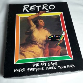 Retro The Art Game Where Everyone Makes Their Mark By Oxford Games Rare Vintage