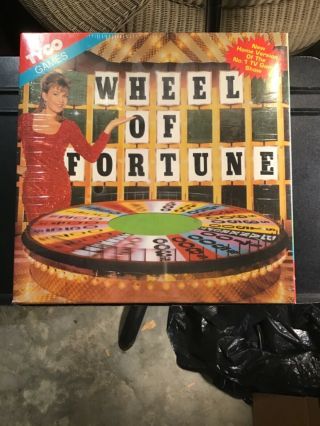 Vintage Tyco Games Wheel Of Fortune Board Game Factory 1992 7077