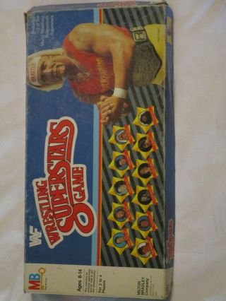 Wrestling Superstars Board Game Milton Bradley 1985 Complete