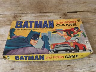 Vintage Batman And Robin Board Game Hasbro 1965 Read