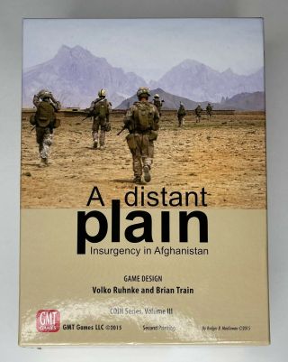A Distant Plain - Insurgency In Afghanistan (board Game) Gmt No Cards No Map