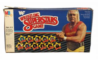 Vintage 1985 Wwf Wrestling Superstars Board Game Missing Parts Read