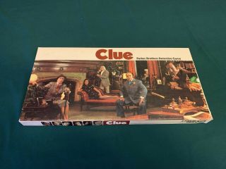 Parker Brothers Clue 1972 Edition Complete