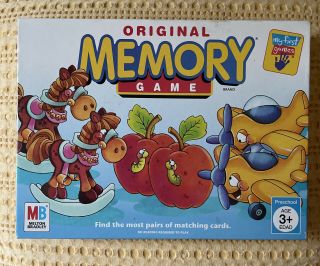 Memory Game (complete) 2005,  My First Games,  By Hasbro Milton Bradley