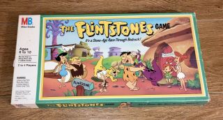 1991 Milton Bradley The Flintstones Board Game - Complete