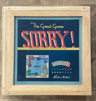 The Great Game Sorry Nostalgia Game Series Wood Box 2002 By Parker Brothers