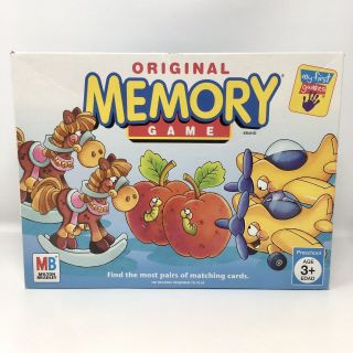 Memory Game (complete) 2005,  My First Games,  By Hasbro Milton Bradley