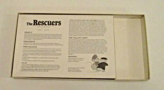 Vintage Walt Disney ' s The Rescuers Board Game complete 3