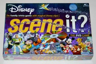 Disney Scene It? 1st Edition Dvd Board Game - 100 Complete And