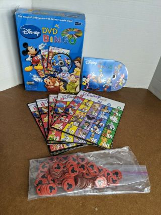 Disney DVD Bingo Game w/ Movie Clips Mattel NO942 2