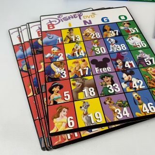 Disney DVD BINGO Mattel Screen Life Family Board Game Complete & 2