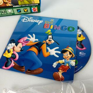Disney DVD BINGO Mattel Screen Life Family Board Game Complete & 3