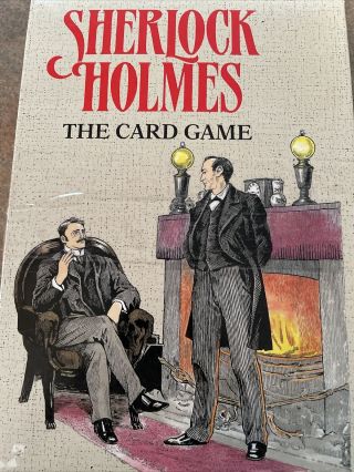 Sherlock Holmes The Card Game By Gibsons Games 1991 Complete