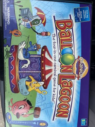 Cranium Balloon Lagoon 4 In 1 Carnival Game For Kids 5,  2004 Complete