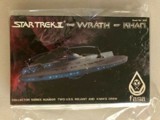 Fasa Star Trek The Wrath Of Khan Miniatures Uss Reliant And Khans Crew No.  Two