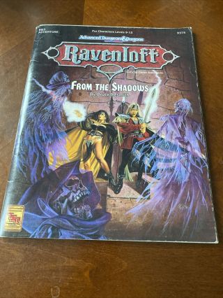 Tsr Ad&d 1992 - Ravenloft - From The Shadows - Official Game Adventure 9375
