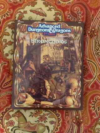 Dungeons And Dragons Strongholds Complete Un - Punched 1992