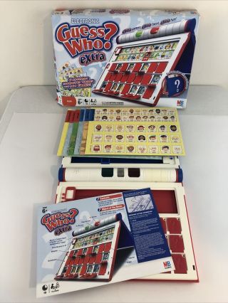 Electronic Guess Who? Extra - Mb Milton Bradley - 100 Complete