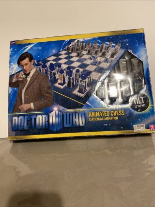 Doctor Who Animated Chess Game (2014 Underground Toys) With Lenticular Animation