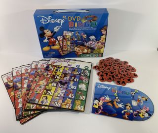 Disney Dvd Bingo Mattel Screen Life Family Board Game (complete)